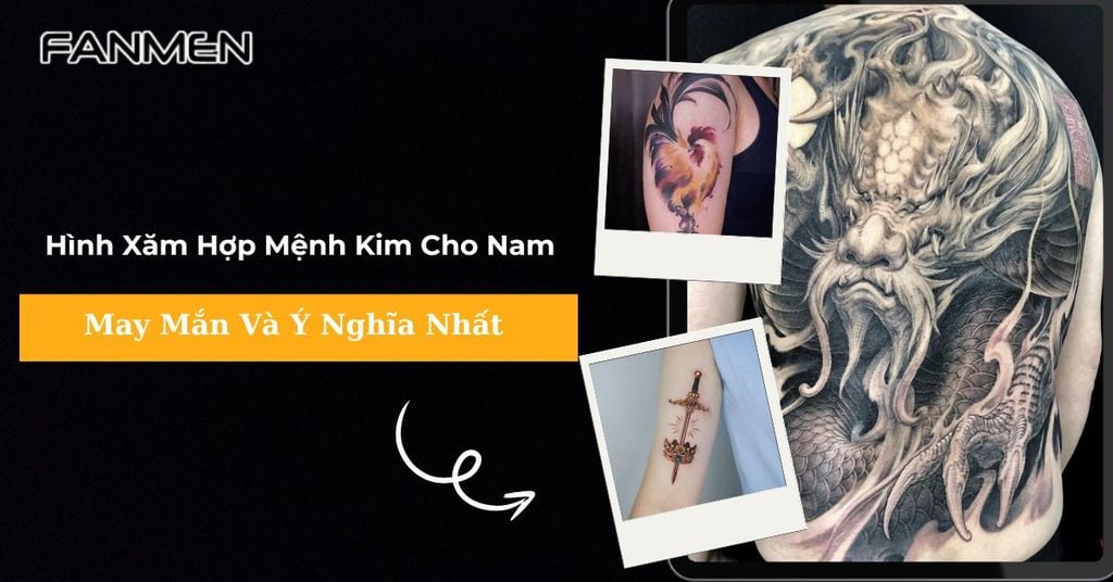 Hình xăm hợp mệnh Kim cho nam