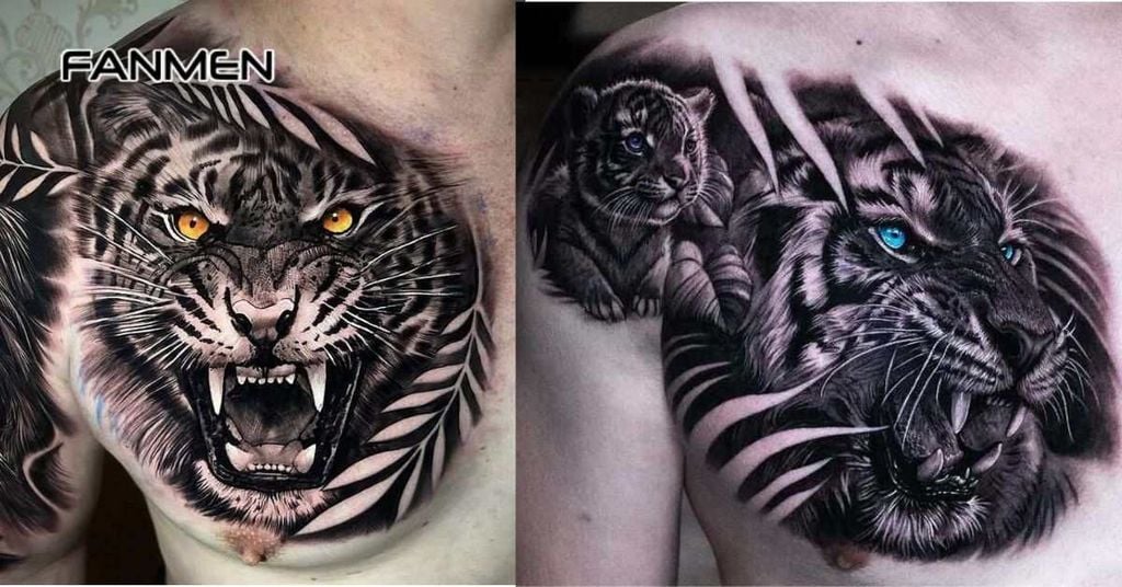 Hình xăm ở nửa ngực