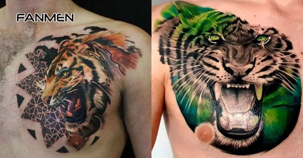 Hình xăm ở nửa ngực