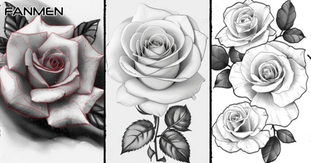 Hình Xăm Hoa Hồng Ở Cổ Cho Nam Mẫu 10