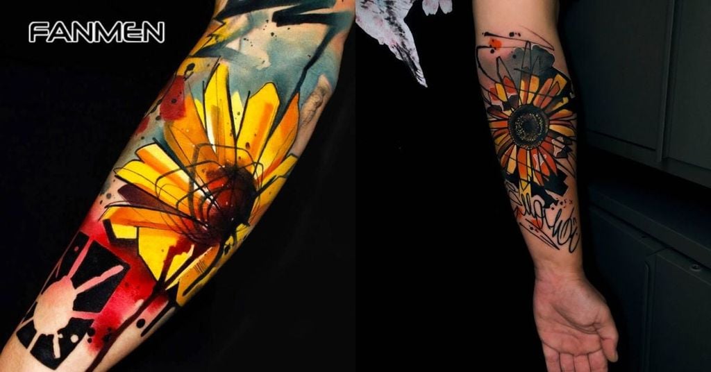 Hình xăm hoa hướng dương