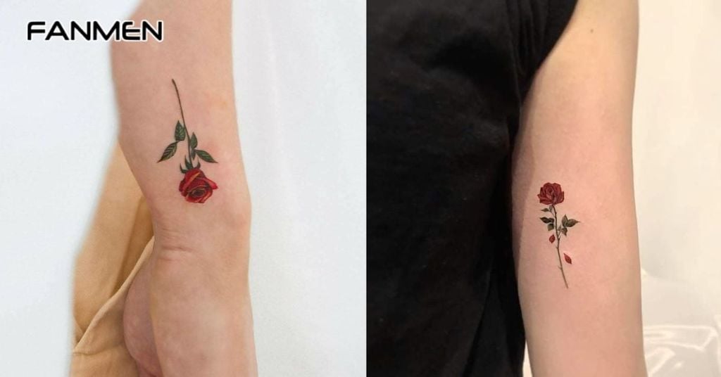Hình xăm hoa mini 2