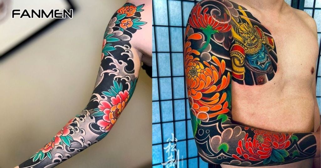 Hình xăm hoa đẹp ở tay 2