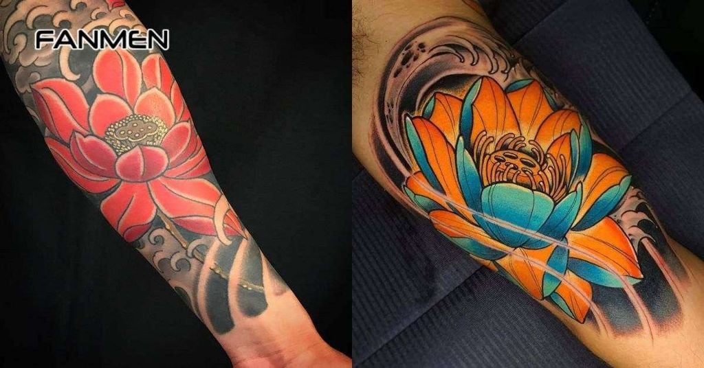 Hình xăm hoa sen