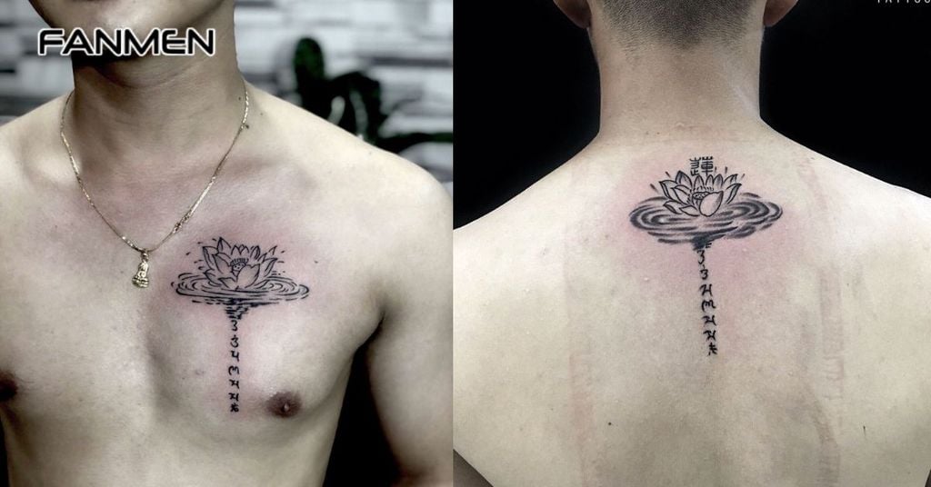 Hình hoa sen chữa phạn 1