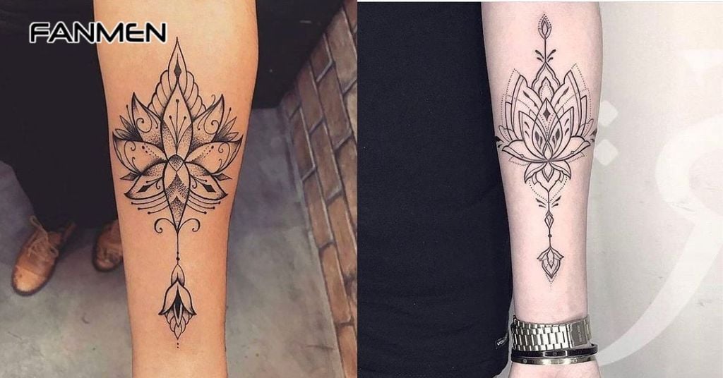 Hình hoa sen Mandala 6