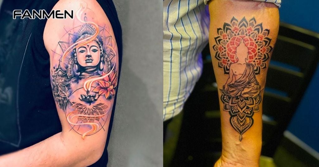 Hình hoa sen và đức phật 8