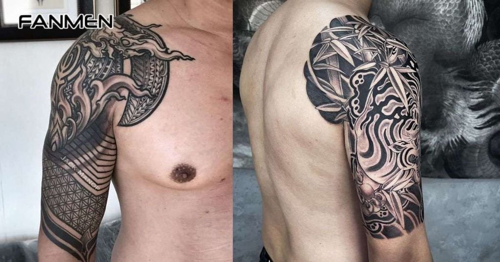 Hình xăm tay nam hoa văn đẹp