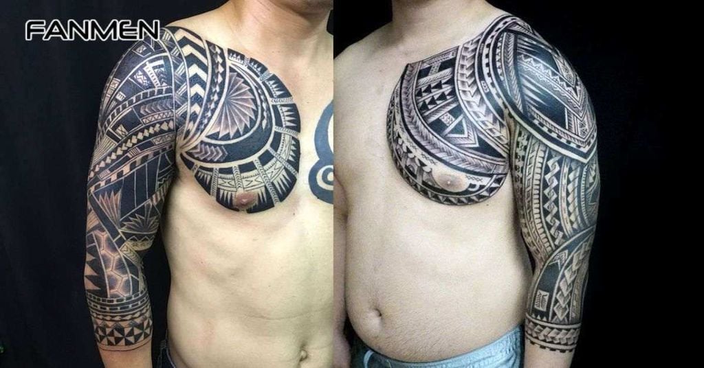 Hình xăm tay nam hoa văn đẹp