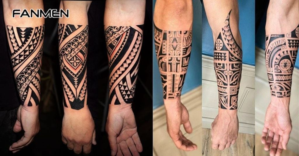 Hình xăm hoa văn cánh tay đẹp cho nam 14