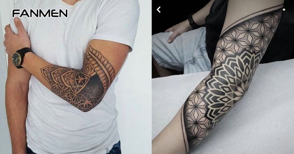Hình xăm hoa văn cánh tay đẹp cho nam 8