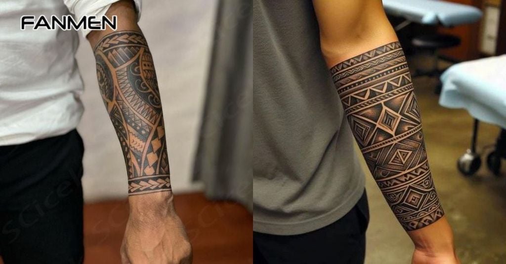 Hình xăm hoa văn ở tay 11