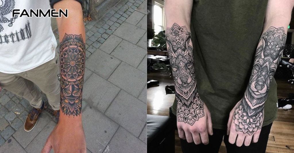 Hình xăm hoa văn ở tay 13