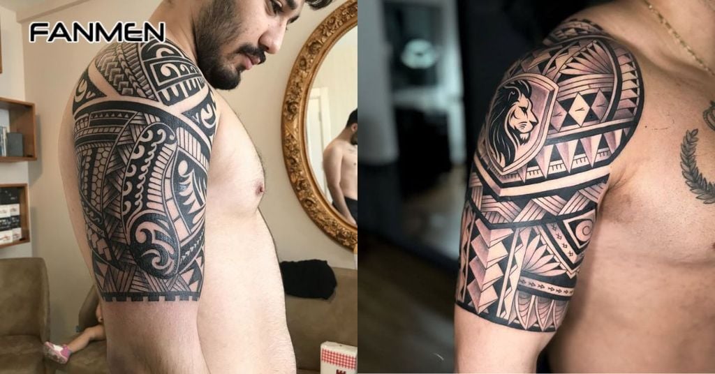 Hình xăm hoa văn ở tay 3