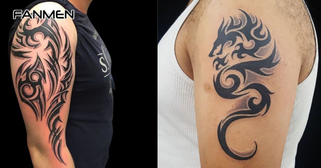 Hình xăm hoa văn Tribal 1