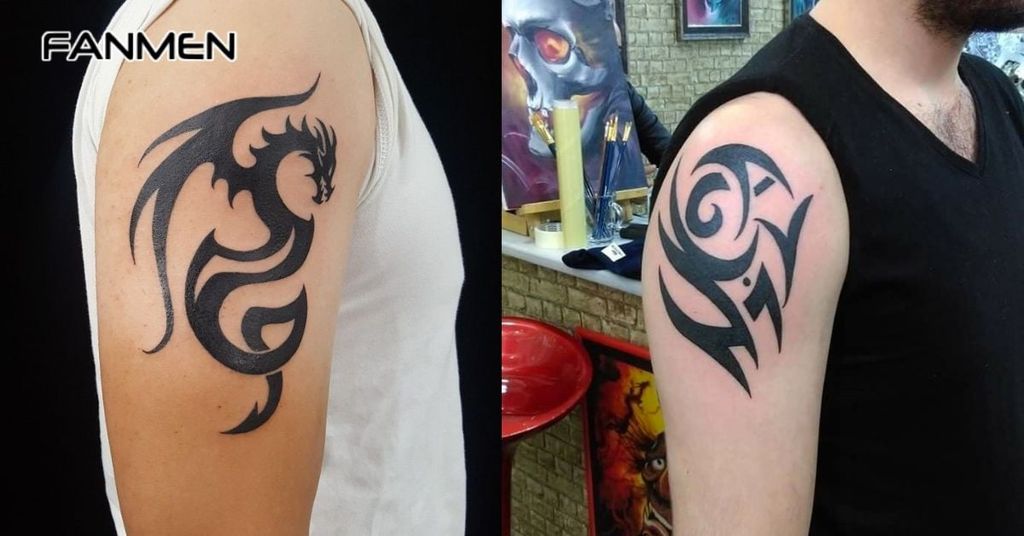 Hình xăm hoa văn Tribal 2