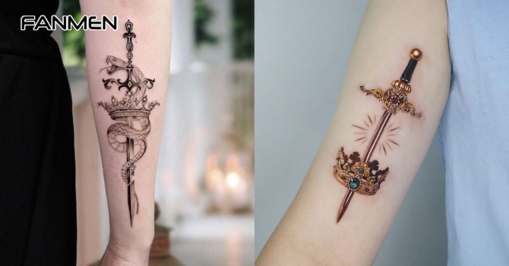 Hình xăm hợp mệnh kim cho nam