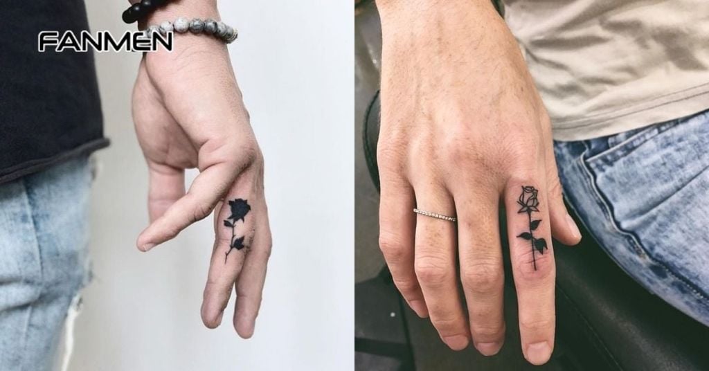 Hình xăm ngón tay nam khác