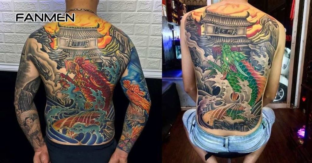 Hình xăm linh vật may mắn