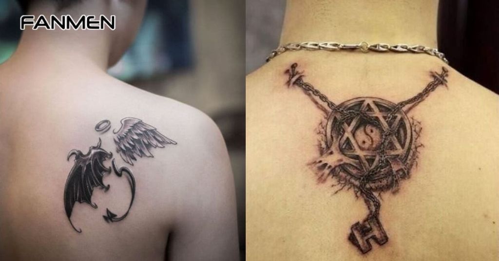 hình xăm lưng mini 9