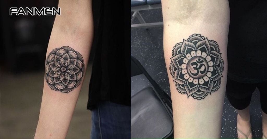 Hình xăm mandala mini 6