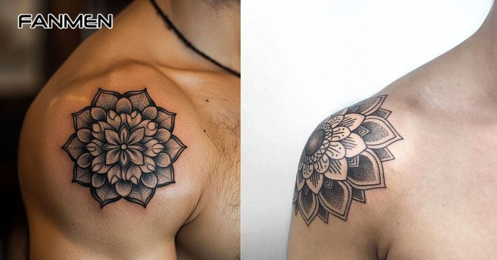 Hình xăm mandala mini 7