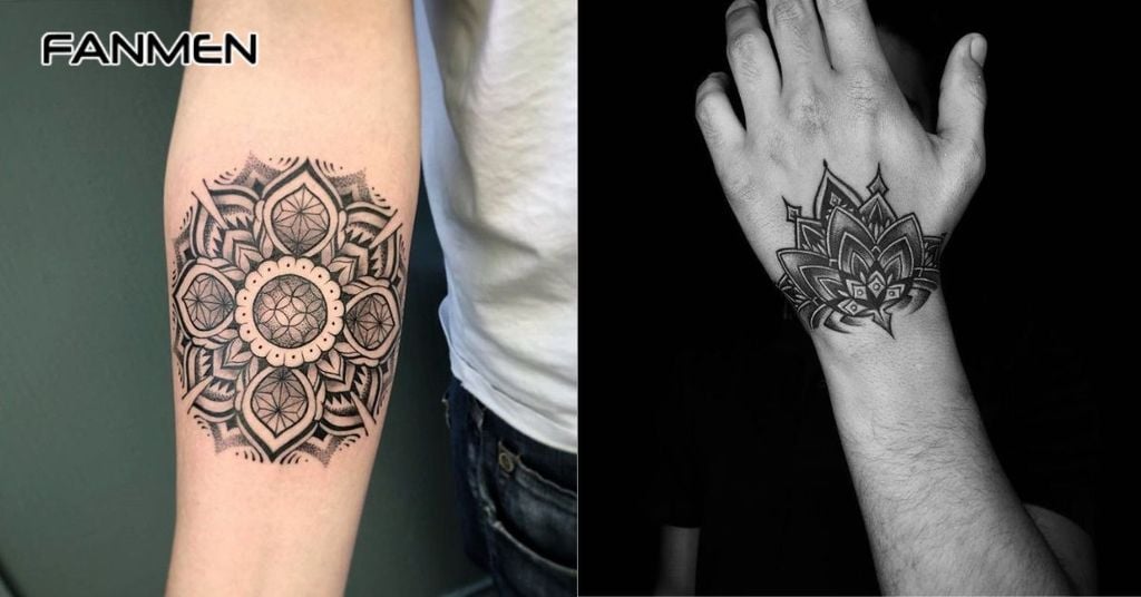 Hình xăm mandala mini 8
