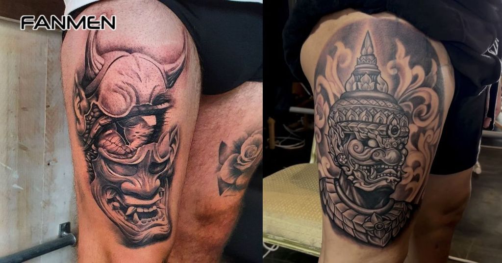 Hình mạnh mẽ ở chân