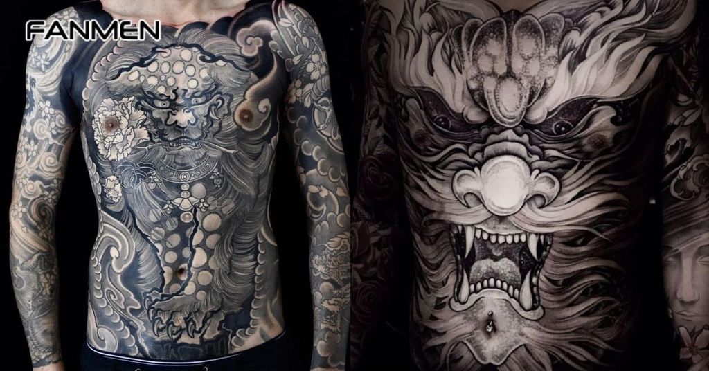 Hình xăm mặt rồng đẹp