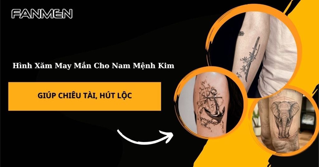 Hình xăm may mắn cho nam mệnh Kim