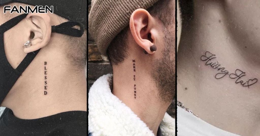 Hình xăm mini chữ cho nam mẫu 1