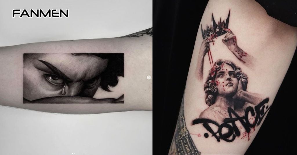 Hình xăm mini nam chất