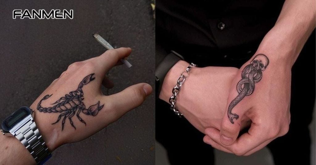 Hình xăm mini ở bàn tay