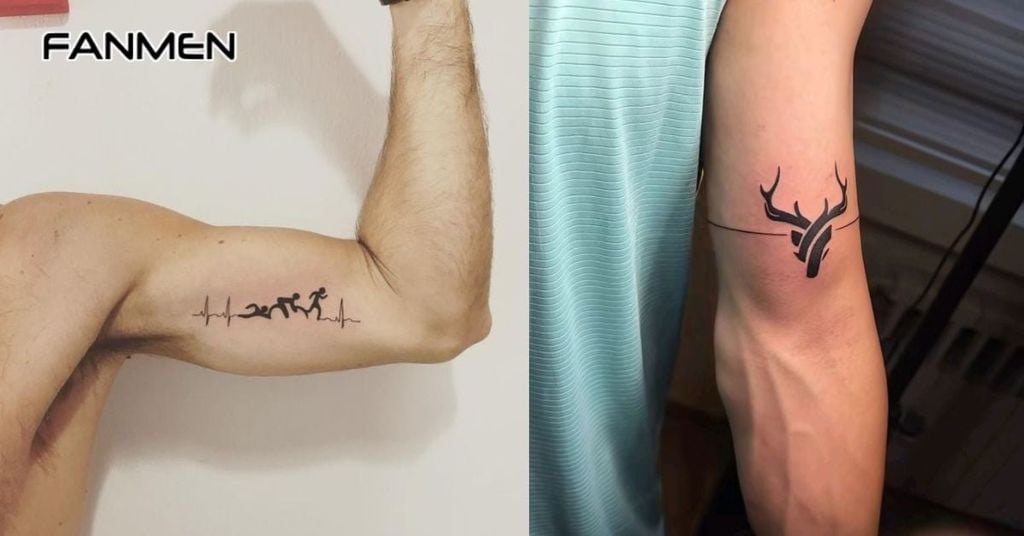 Hình xăm mini ở bắp tay