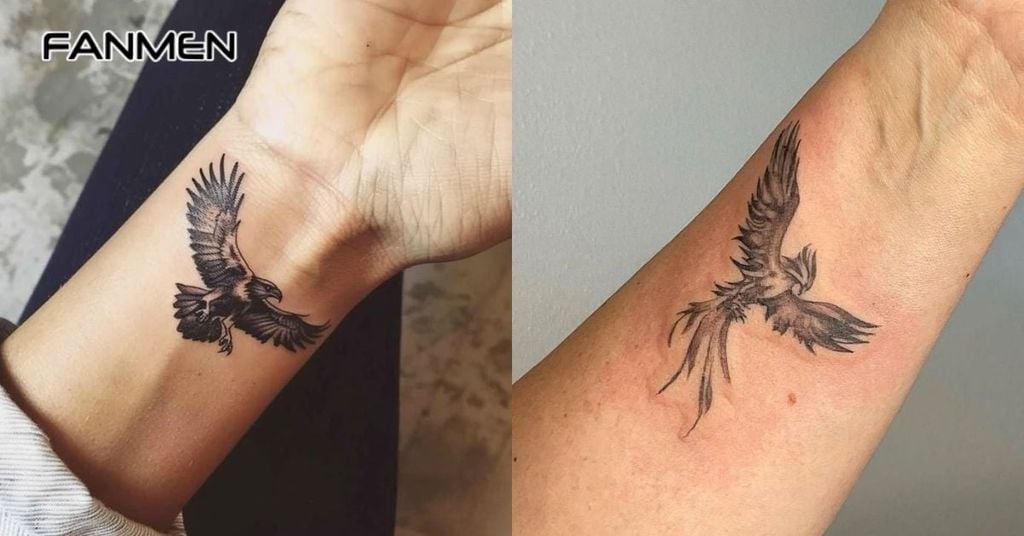 Hình xăm nhỏ đẹp nam ở cổ tay