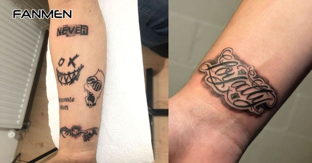 Hình xăm nhỏ đẹp nam ở cổ tay