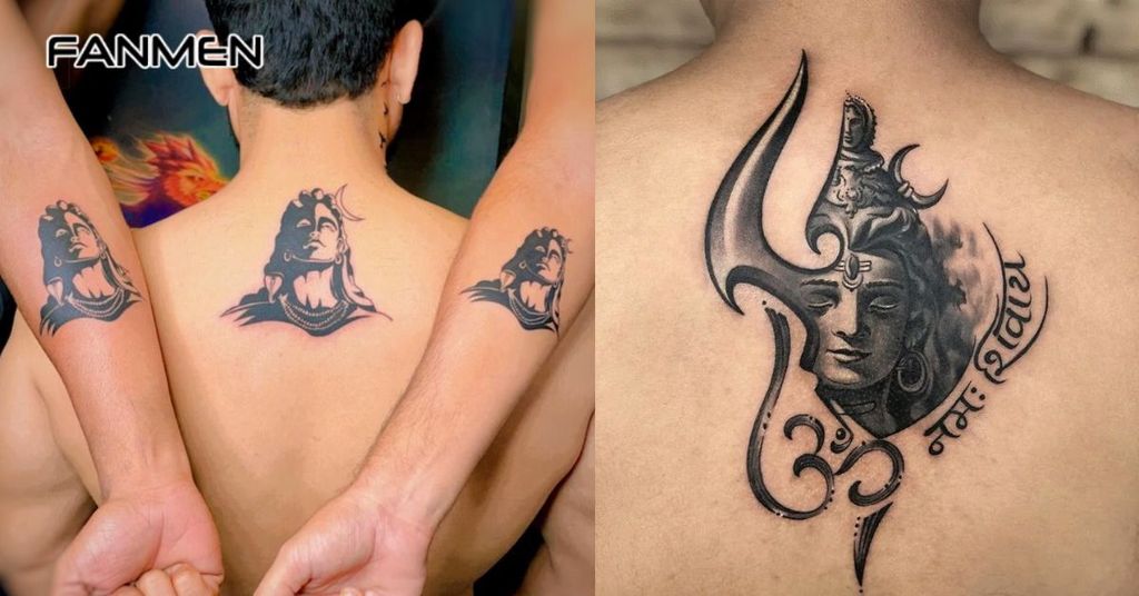 Hình xăm mini đẹp cho nam ở lưng