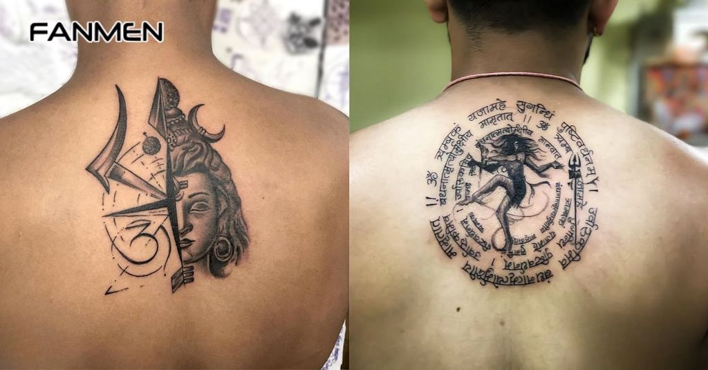 Hình xăm mini đẹp cho nam ở lưng