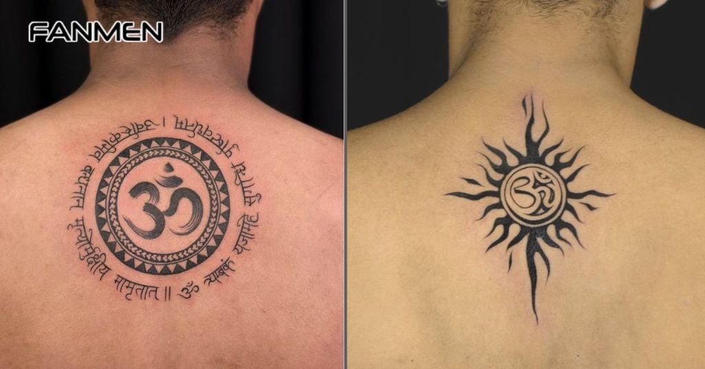 Hình xăm mini đẹp cho nam ở lưng