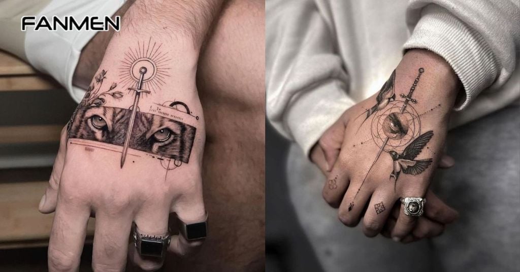 Hình xăm mini ở tay
