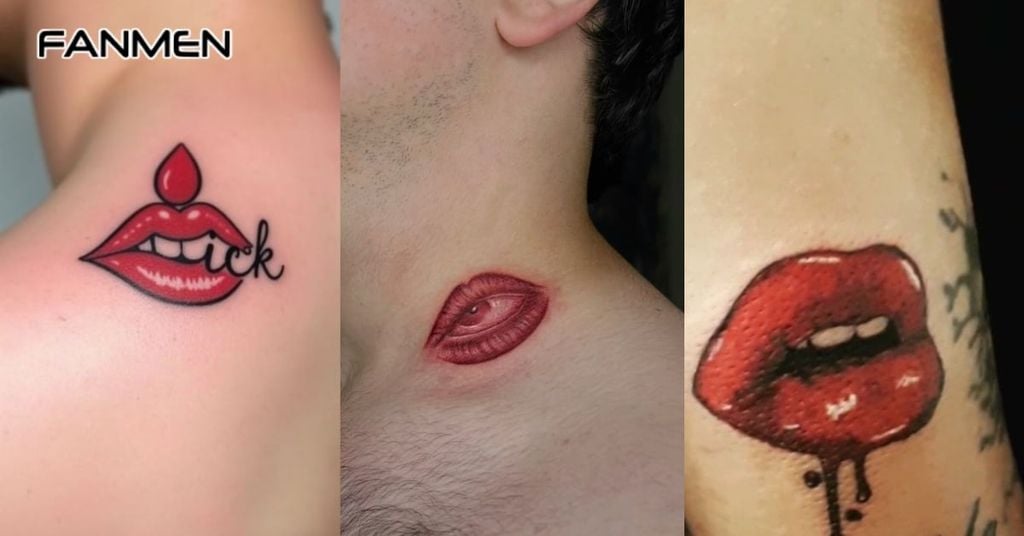 Hình Xăm Môi 3D Sống Động 5