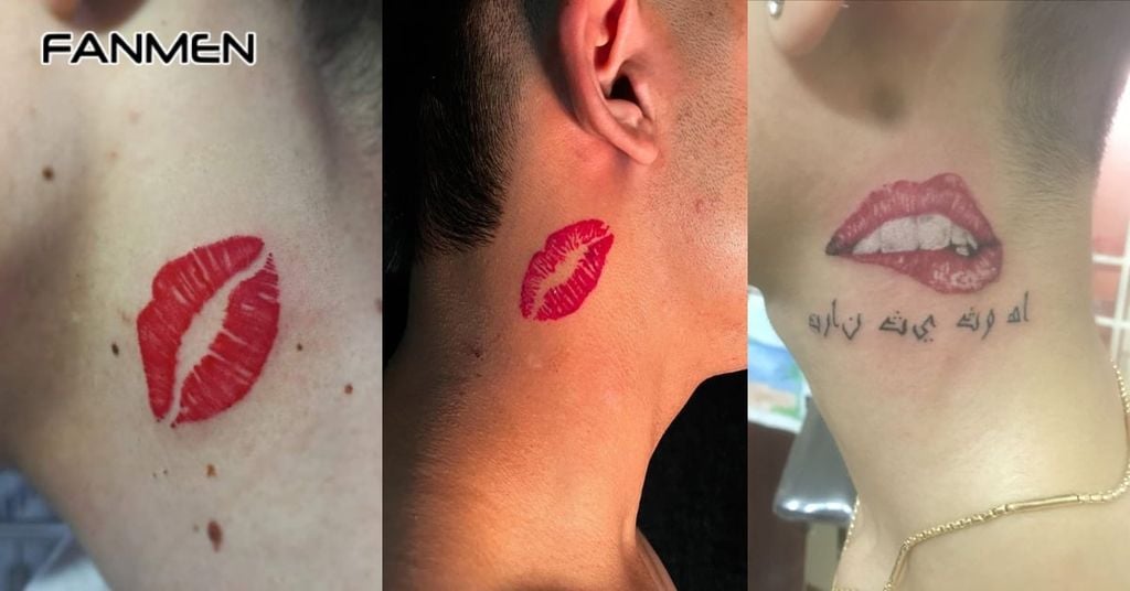 Hình Xăm Môi Đỏ Nổi Bật 5