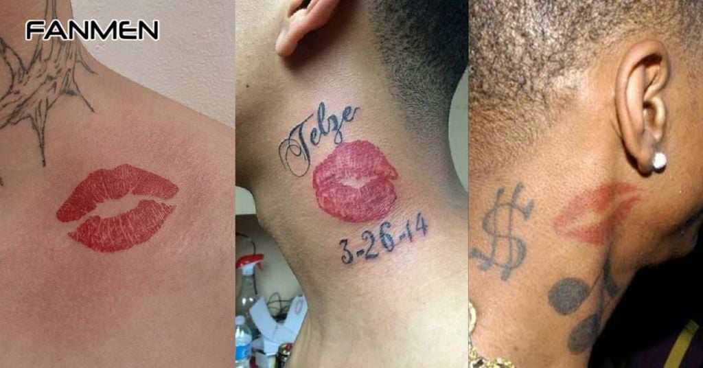 Hình Xăm Môi Đỏ Nổi Bật 6