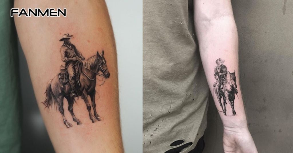 Hình xăm ngựa mini 7