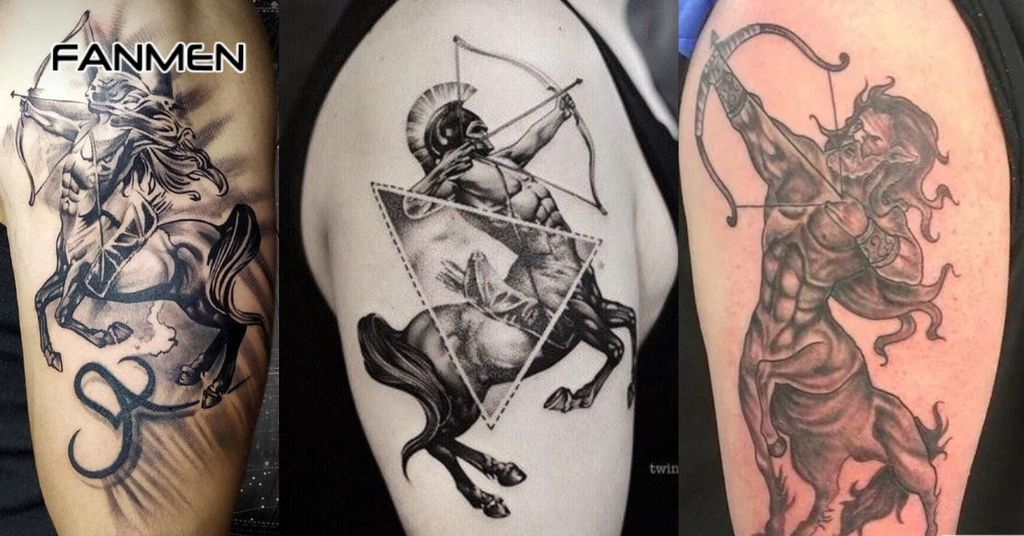 Hình Xăm Nhân Mã Chân Thực 1