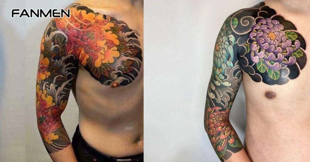 Hình xăm tay cho nam phong cách Nhật cổ