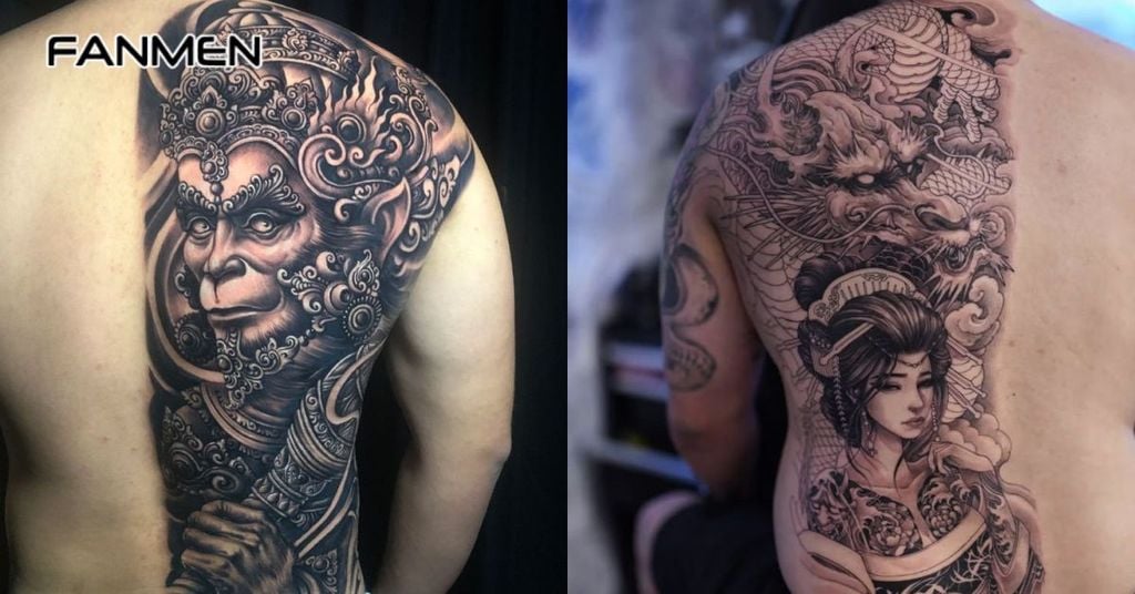 Hình xăm nửa lưng 2