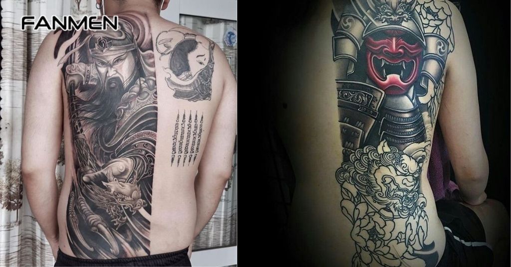 Hình xăm nửa lưng 9