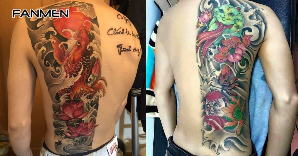 Hình xăm nửa lưng nam
