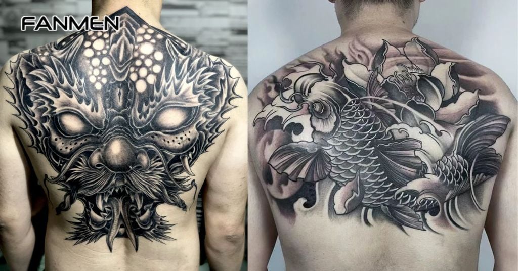 Hình xăm ở nửa lưng trên 10